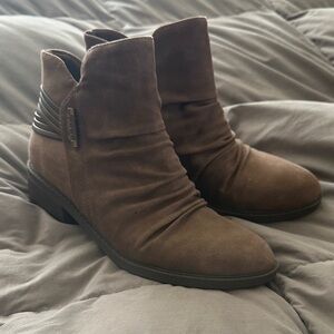 BareTraps Dark Brown Ankle Booties